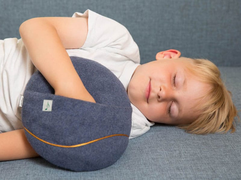 Relax with interactive music cushion